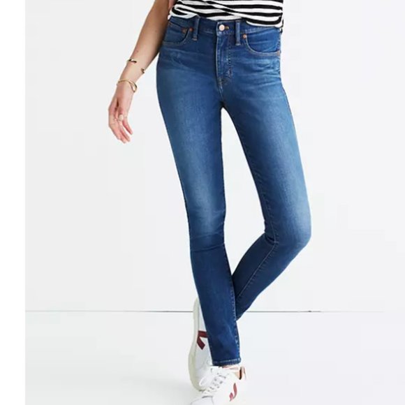 Madewell Denim - Madewell 9” High Rise Skinny Jeans Blue Size 30
